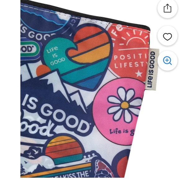 Life is Good packing cubes 6 Graphic Print Set! New! - Picture 4 of 6